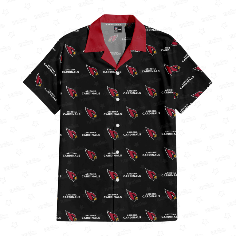 Arizona Cardinals Seamless Logo Hawaiian Shirt Arizona Cardinals Seamless Logo Hawaiian Shirt