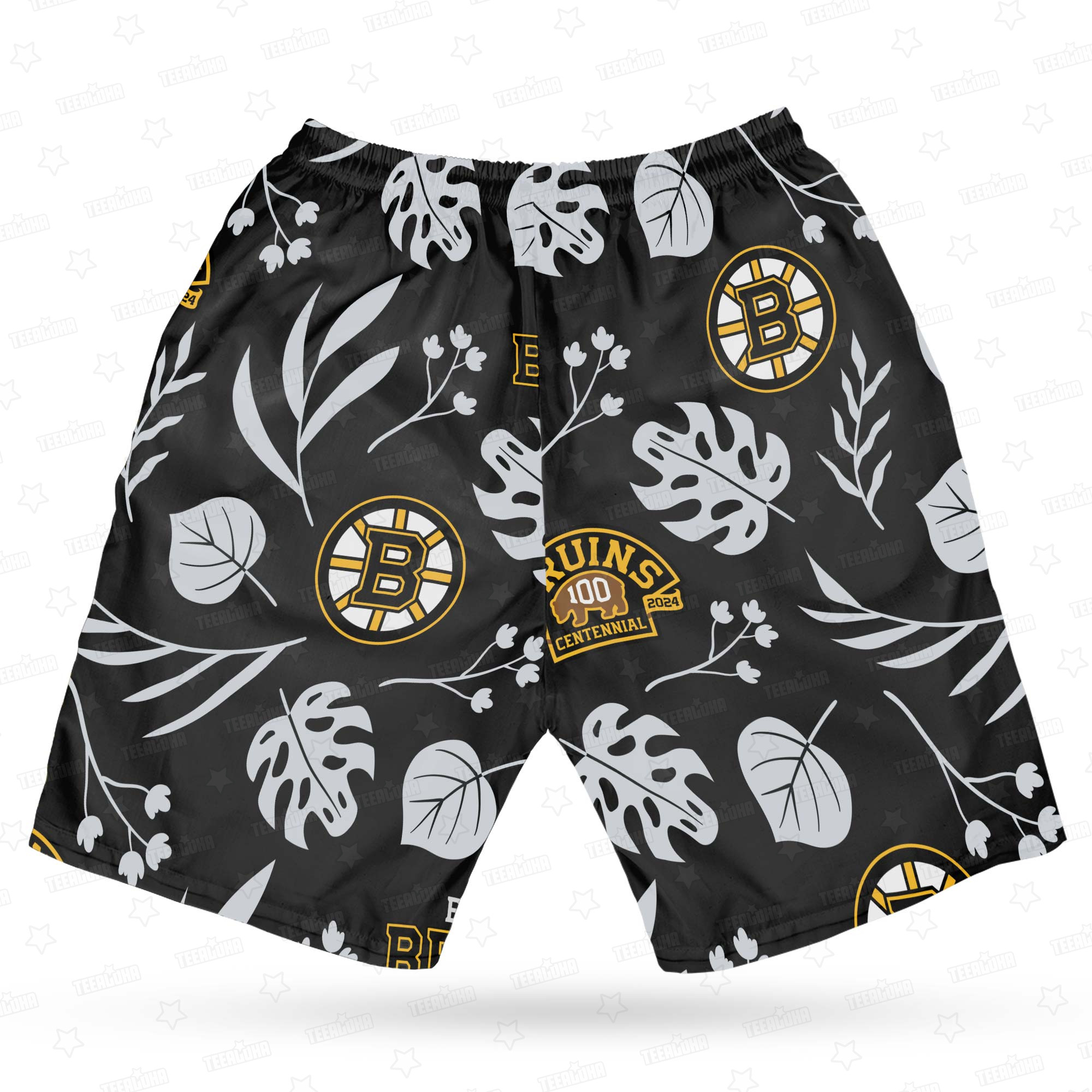 Boston Bruins Icebound Elegance Hawaiian Shirt Boston Bruins Icebound Elegance Hawaiian Shirt