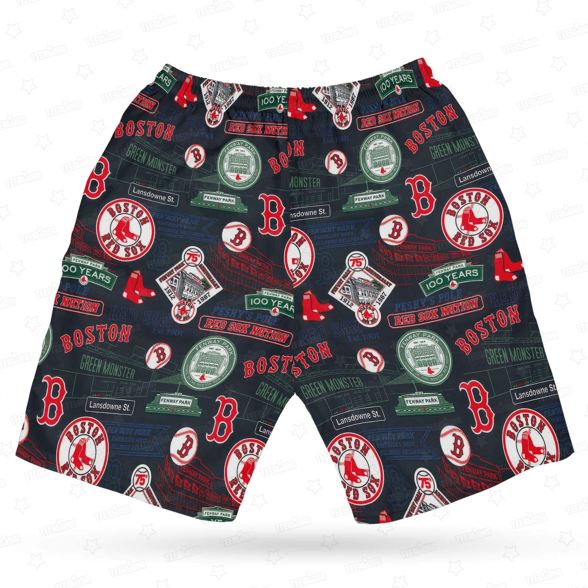 Boston Red Sox Fenway Park Stadium Hawaiian Shirt Boston Red Sox Fenway Park Stadium Hawaiian Shirt