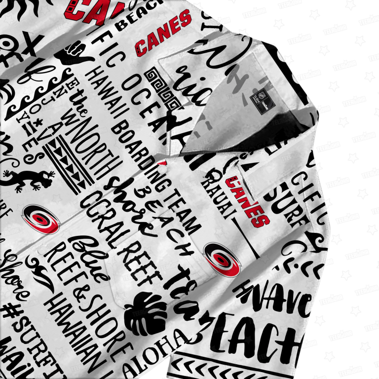 Carolina Hurricanes Storm Surge Hawaiian Shirt