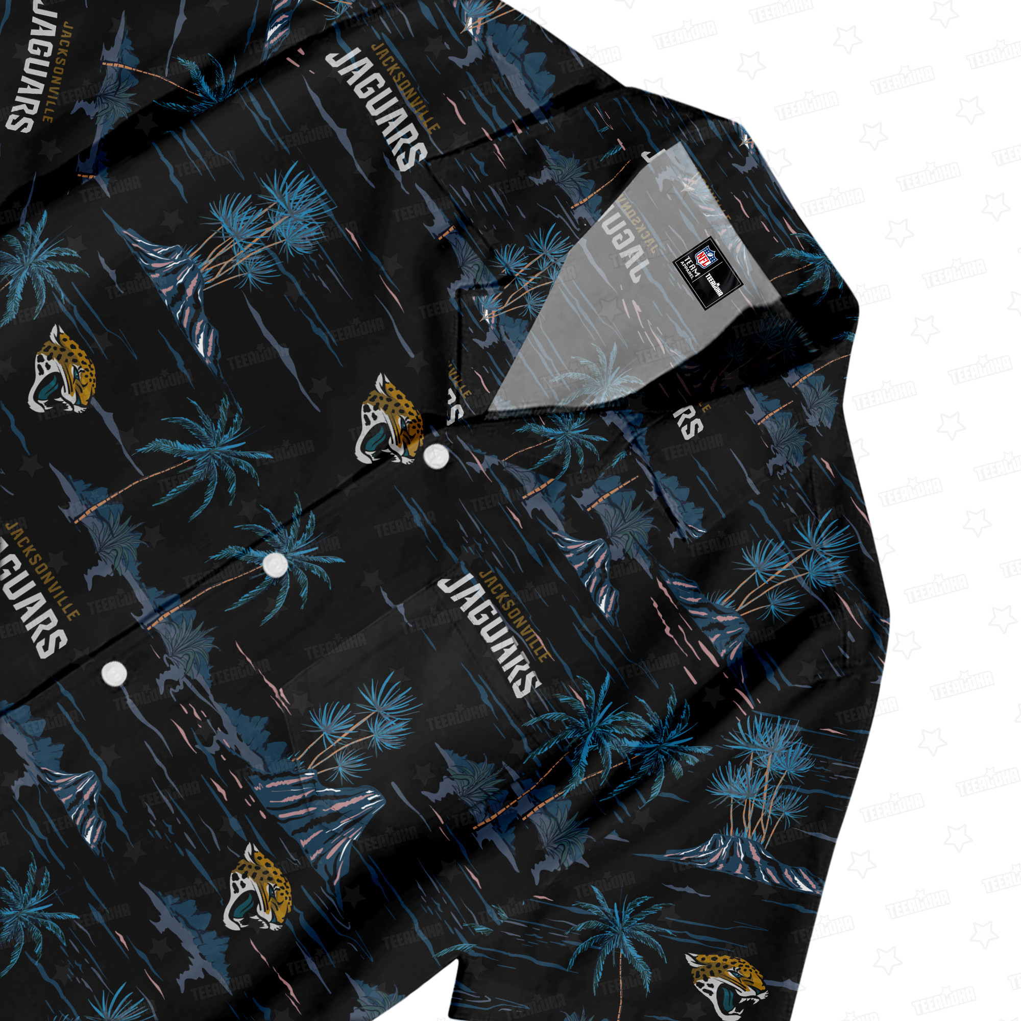 Jacksonville Jaguars Jungle Roar Hawaiian Shirt Jacksonville Jaguars Jungle Roar Hawaiian Shirt