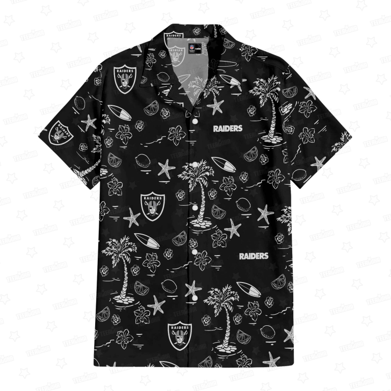 Las Vegas Raiders Tropicana Hawaiian Shirt Las Vegas Raiders Tropicana Hawaiian Shirt