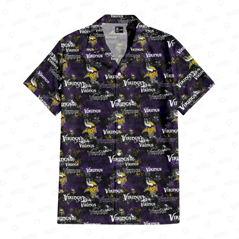 Minnesota Vikings Norse Legend Hawaiian Shirt Minnesota Vikings Norse Legend Hawaiian Shirt