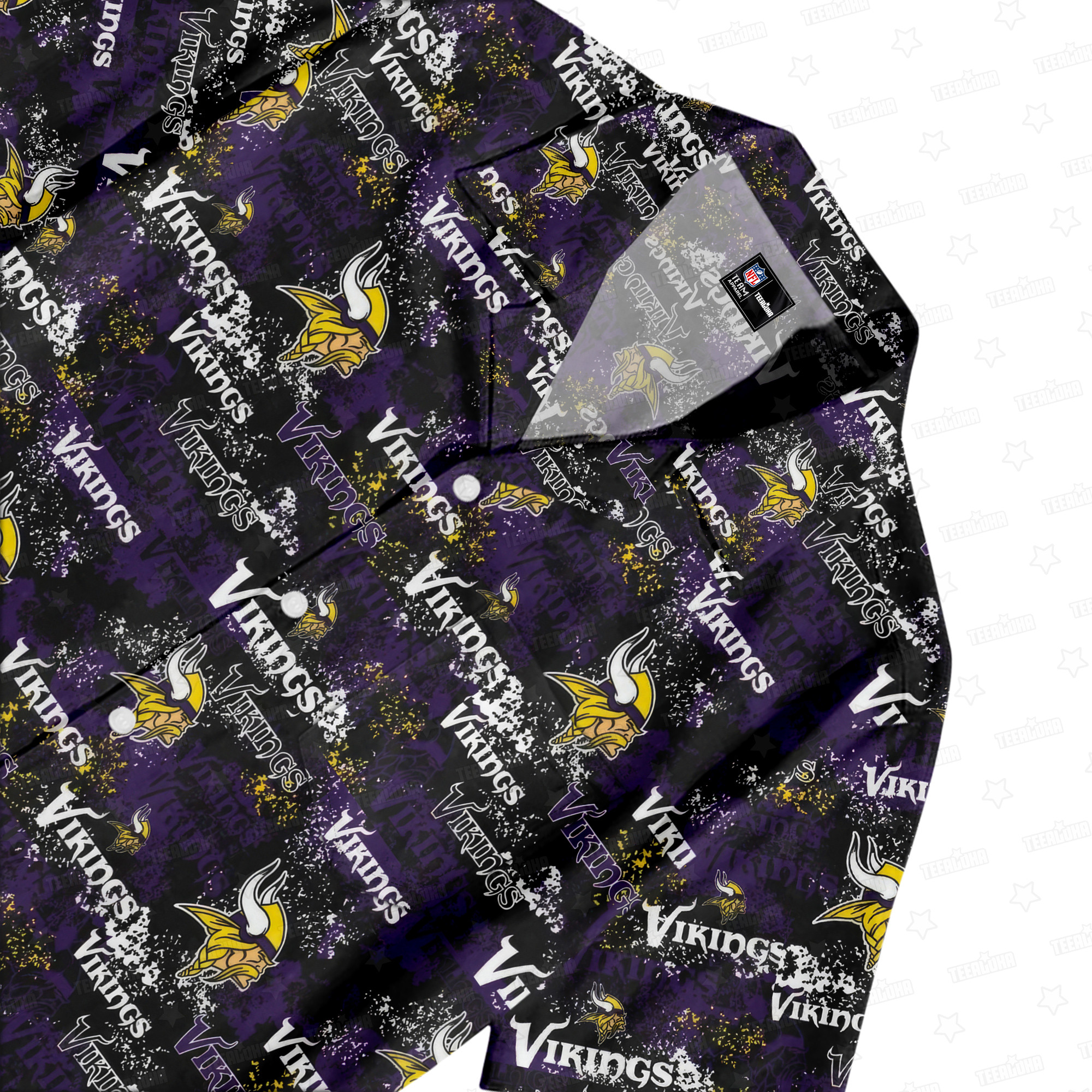 Minnesota Vikings Norse Legend Hawaiian Shirt Minnesota Vikings Norse Legend Hawaiian Shirt