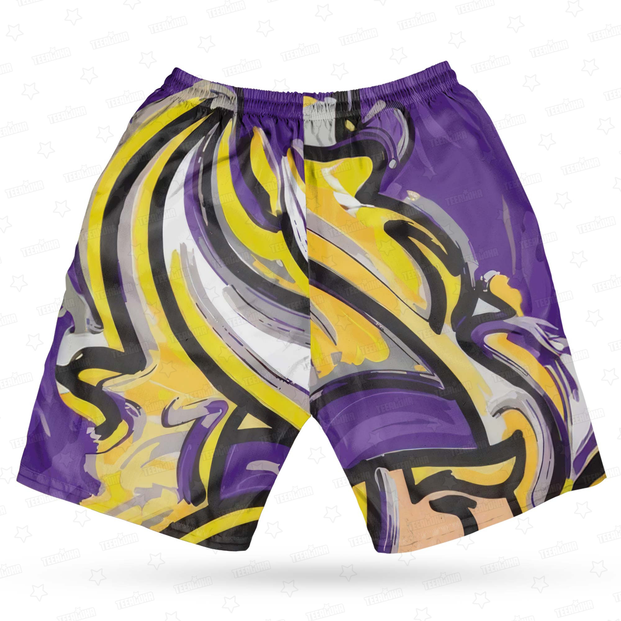 Minnesota Vikings Oil Painting Art Print Hawaiian Shirt Minnesota Vikings Oil Painting Art Print Hawaiian Shirt