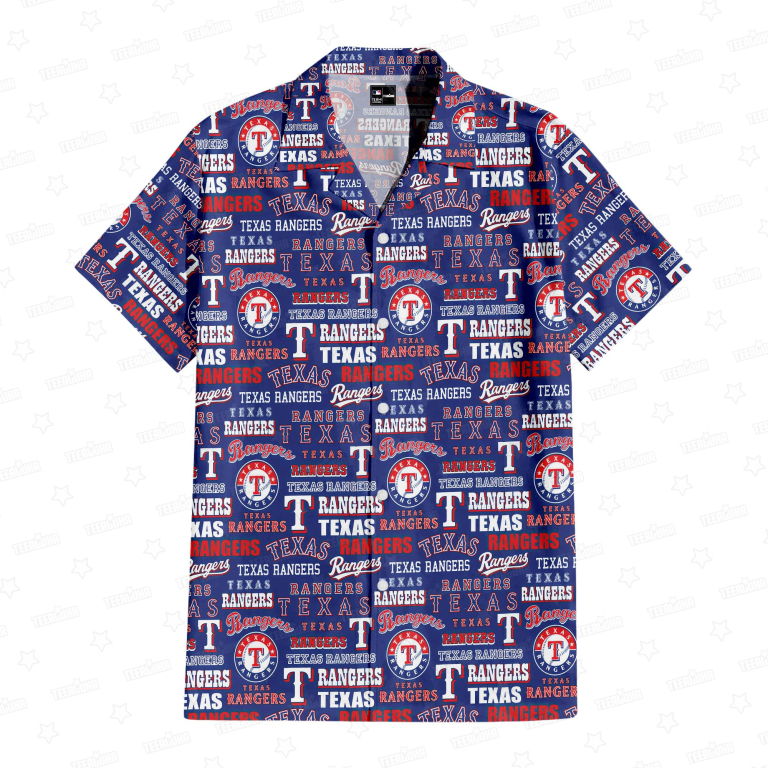 Texas Rangers Ballpark Adventure Hawaiian Shirt Texas Rangers Ballpark Adventure Hawaiian Shirt