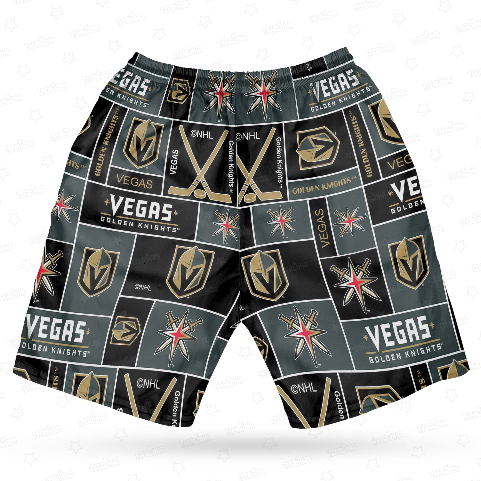 Vegas Golden Knights Glittering Armor Hawaiian Shirt Vegas Golden Knights Glittering Armor Hawaiian Shirt