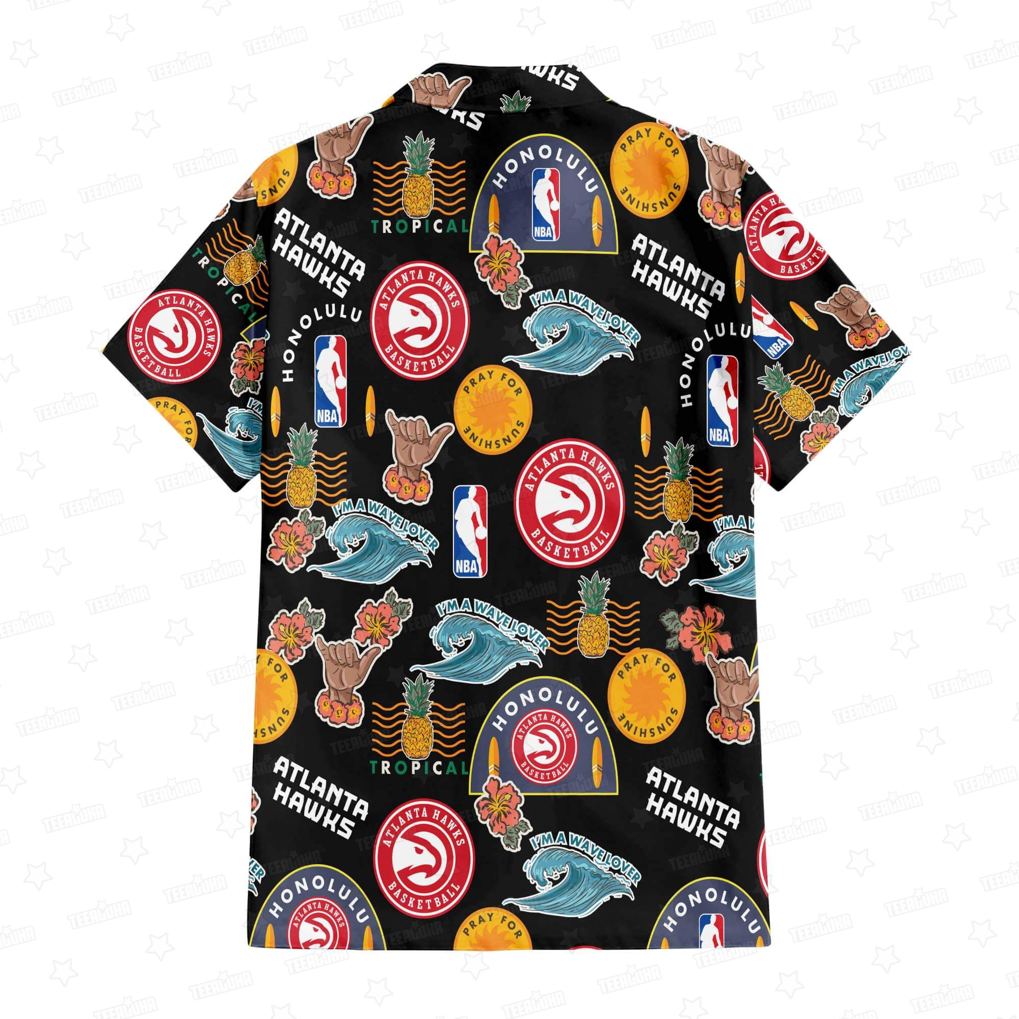 Atlanta Hawks Aloha Breeze Hawaiian Shirt Atlanta Hawks Aloha Breeze Hawaiian Shirt