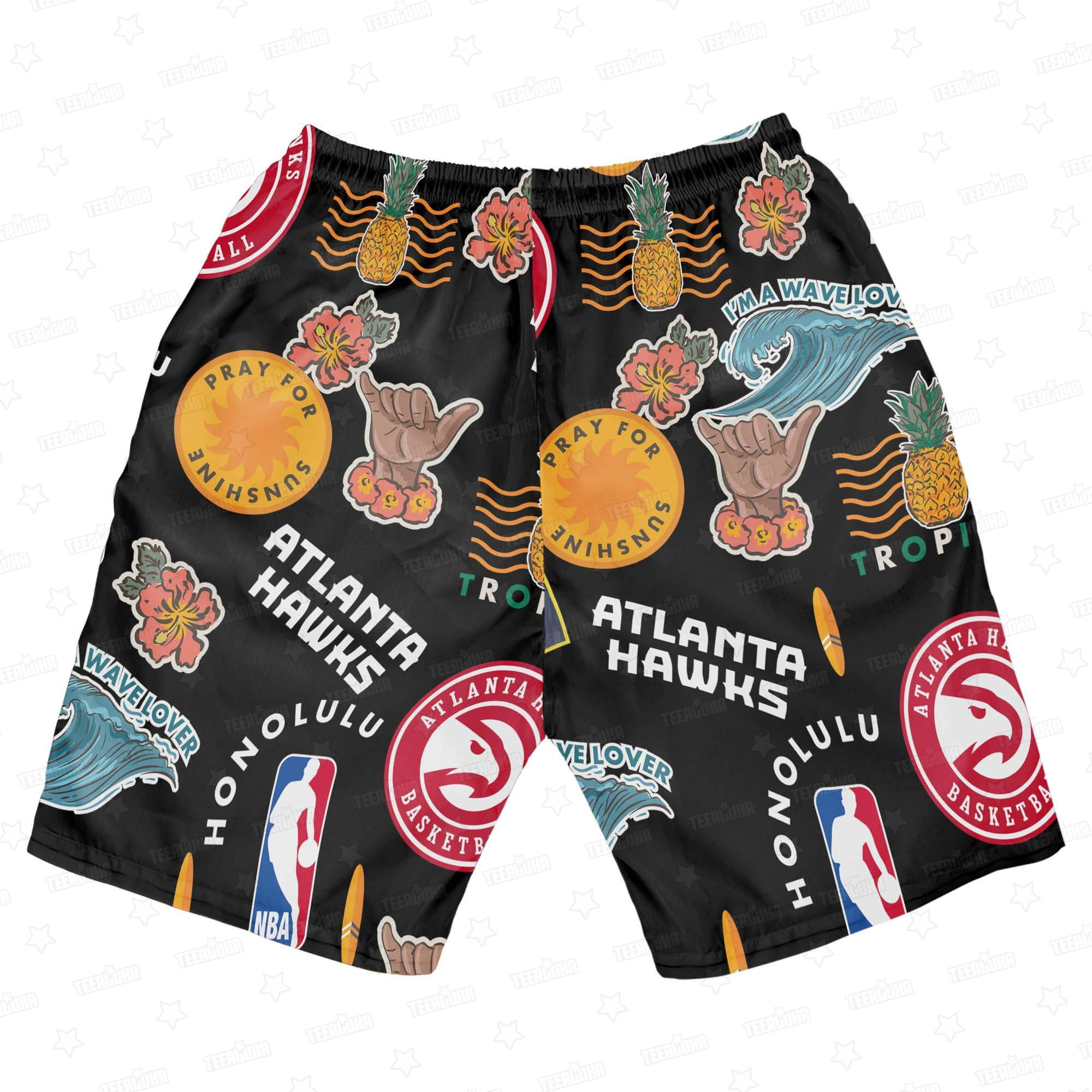 Atlanta Hawks Aloha Breeze Hawaiian Shirt Atlanta Hawks Aloha Breeze Hawaiian Shirt