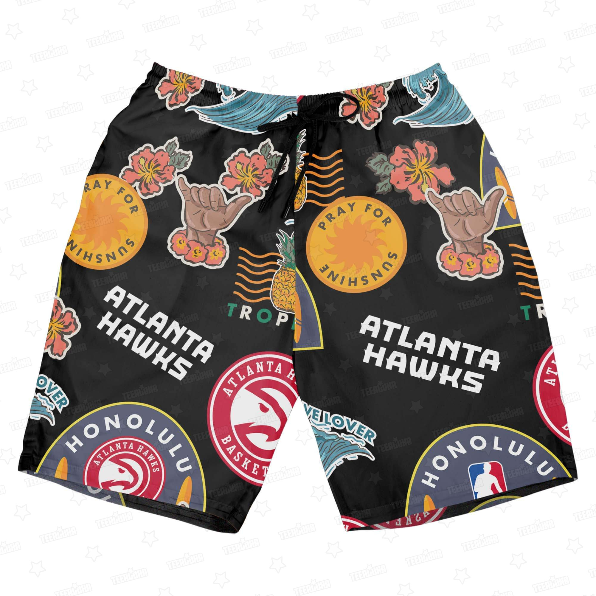 Atlanta Hawks Aloha Breeze Hawaiian Shirt Atlanta Hawks Aloha Breeze Hawaiian Shirt