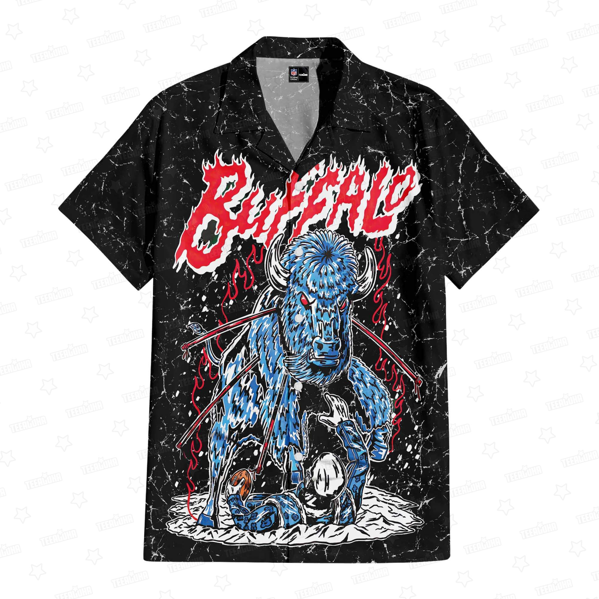 Buffalo Bills Skeleton Hawaiian Shirt Buffalo Bills Skeleton Hawaiian Shirt