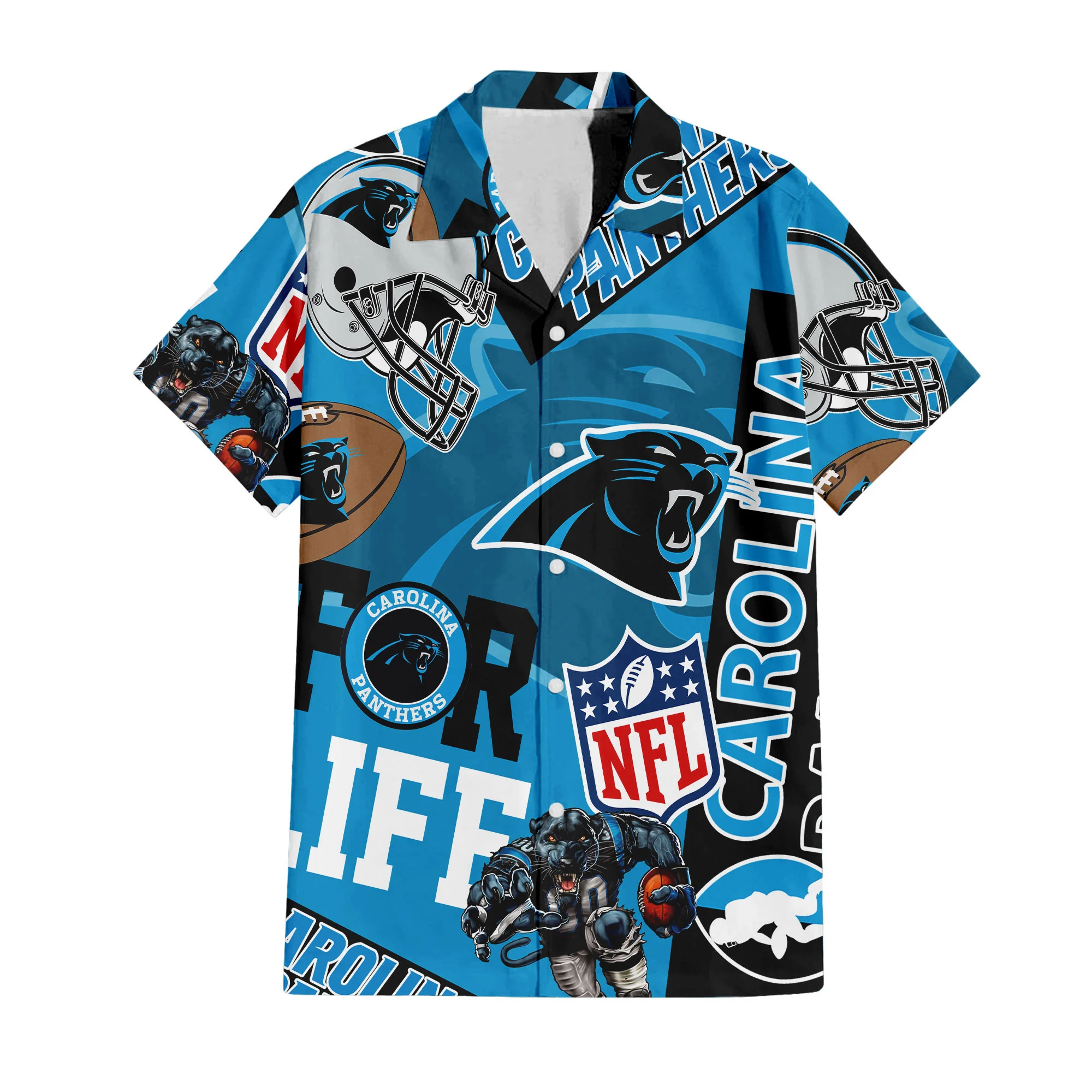 Carolina Panthers For Life Hawaiian Shirt Carolina Panthers For Life Hawaiian Shirt