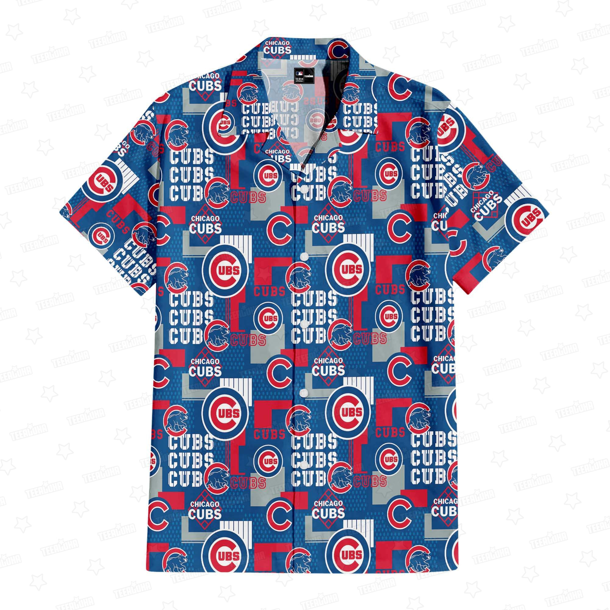 Chicago Cubs North Side Glory Hawaiian Shirt Chicago Cubs North Side Glory Hawaiian Shirt