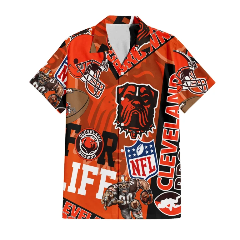Cleveland Browns For Life Hawaiian Shirt Cleveland Browns For Life Hawaiian Shirt