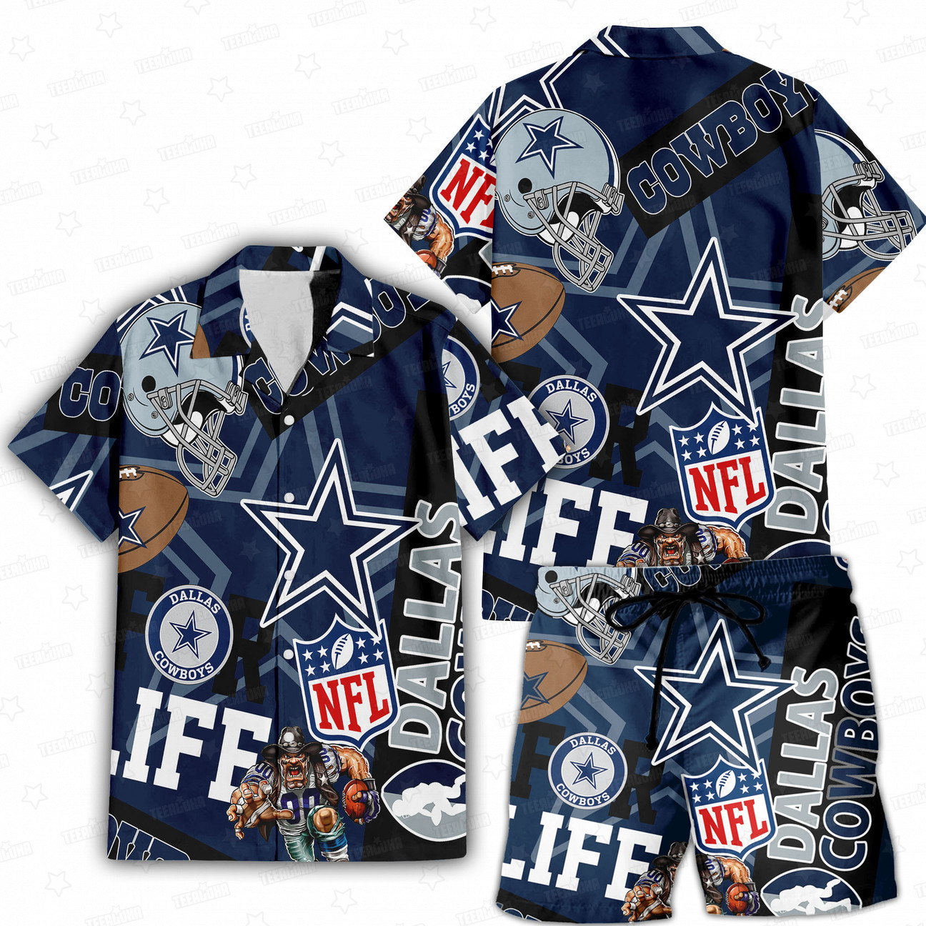 Dallas Cowboys For Life Hawaiian Shirt Dallas Cowboys For Life Hawaiian Shirt