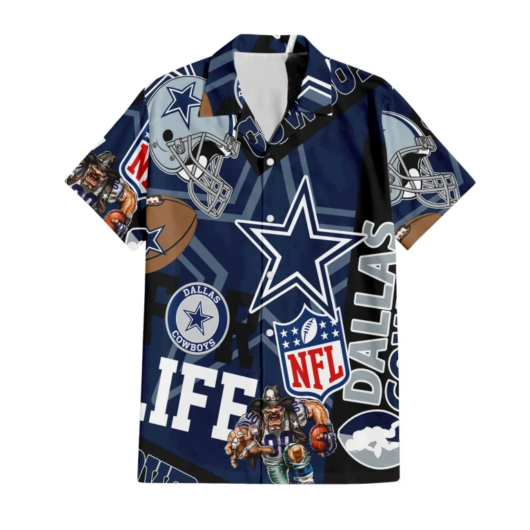 Dallas Cowboys For Life Hawaiian Shirt Dallas Cowboys For Life Hawaiian Shirt