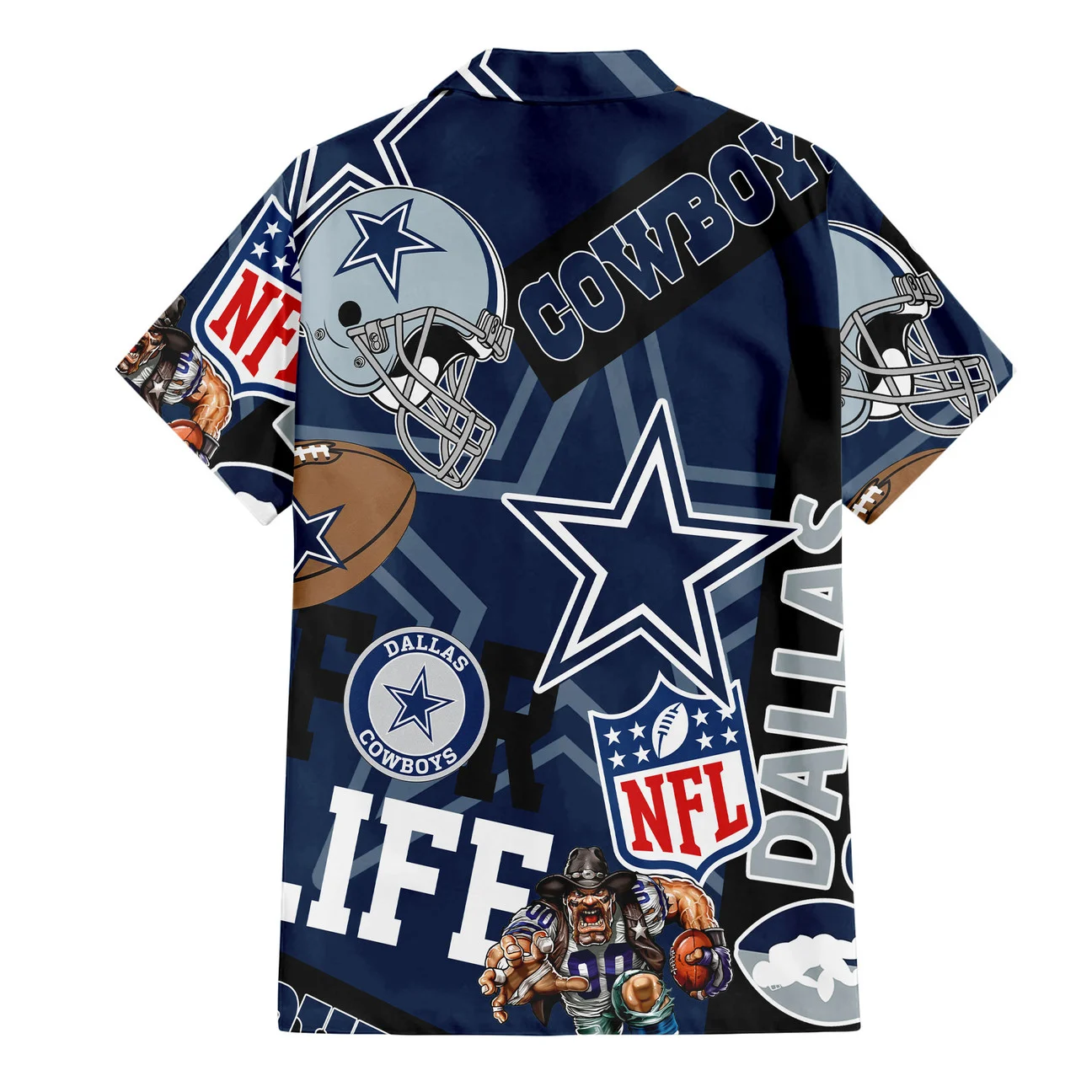 Dallas Cowboys For Life Hawaiian Shirt Dallas Cowboys For Life Hawaiian Shirt