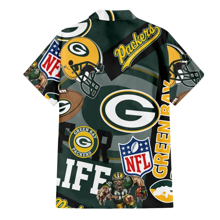 Green Bay Packers For Life Hawaiian Shirt