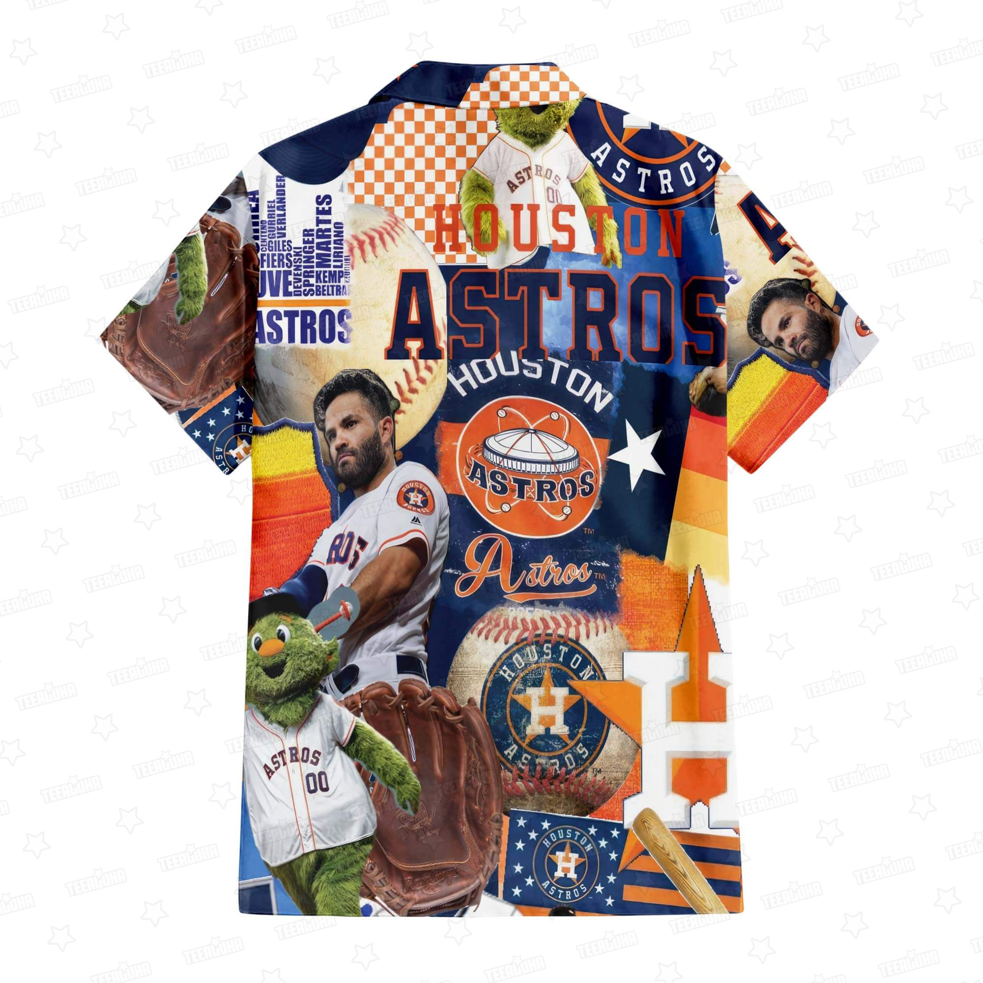 Houston Astros Strong Star Hawaiian Shirt Houston Astros Strong Star Hawaiian Shirt