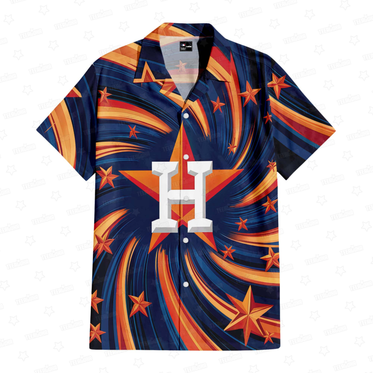 Houston Astros Vortex Starfield Hawaiian Shirt Houston Astros Vortex Starfield Hawaiian Shirt