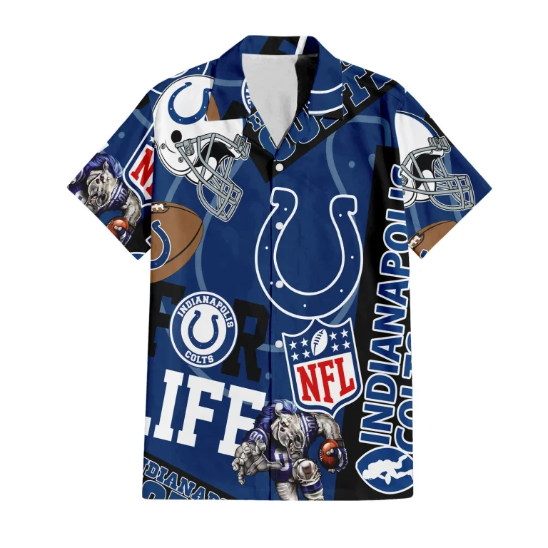 Indianapolis Colts For Life Hawaiian Shirt Indianapolis Colts For Life Hawaiian Shirt