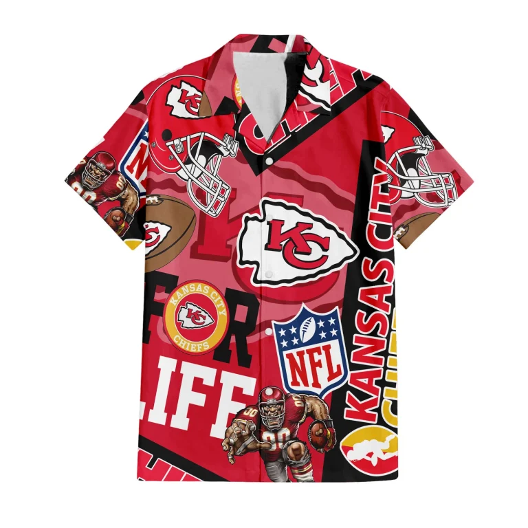 Kansas City Chiefs For Life Hawaiian Shirt Kansas City Chiefs For Life Hawaiian Shirt
