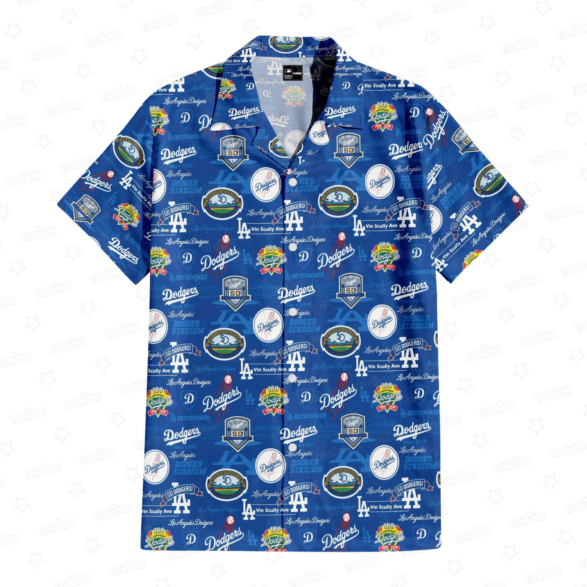 Los Angeles Dodgers Championship Dynasty Hawaiian Shirt Los Angeles Dodgers Championship Dynasty Hawaiian Shirt