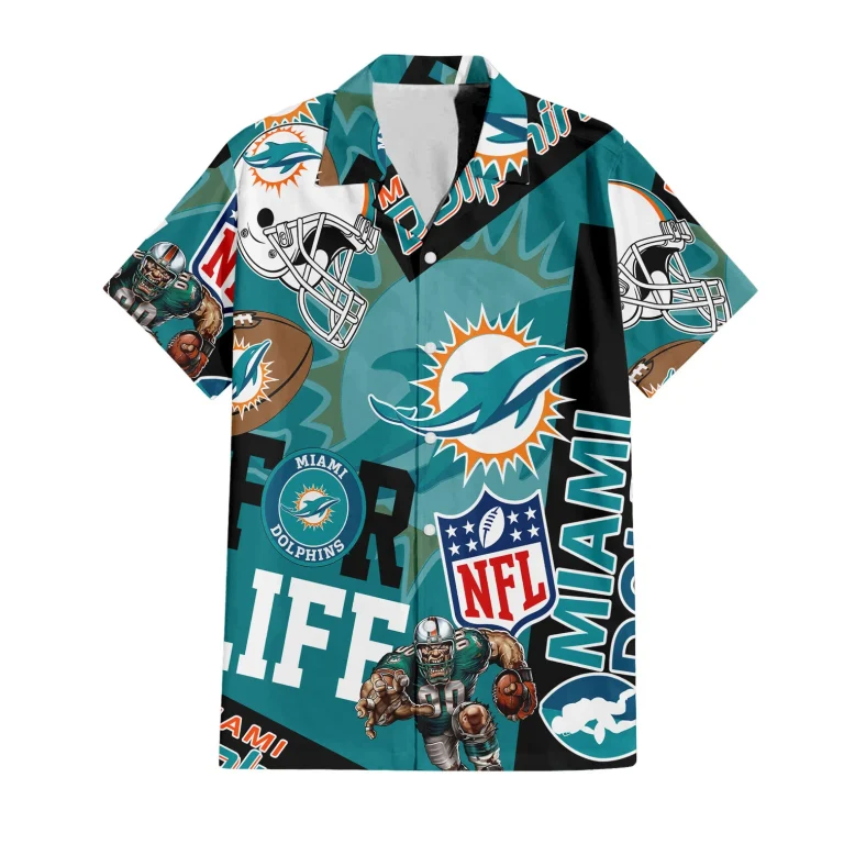 Miami Dolphins For Life Hawaiian Shirt Miami Dolphins For Life Hawaiian Shirt