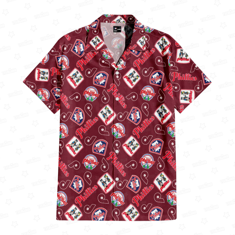 Philadelphia Phillies Fantastic Flock Hawaiian Shirt Philadelphia Phillies Fantastic Flock Hawaiian Shirt