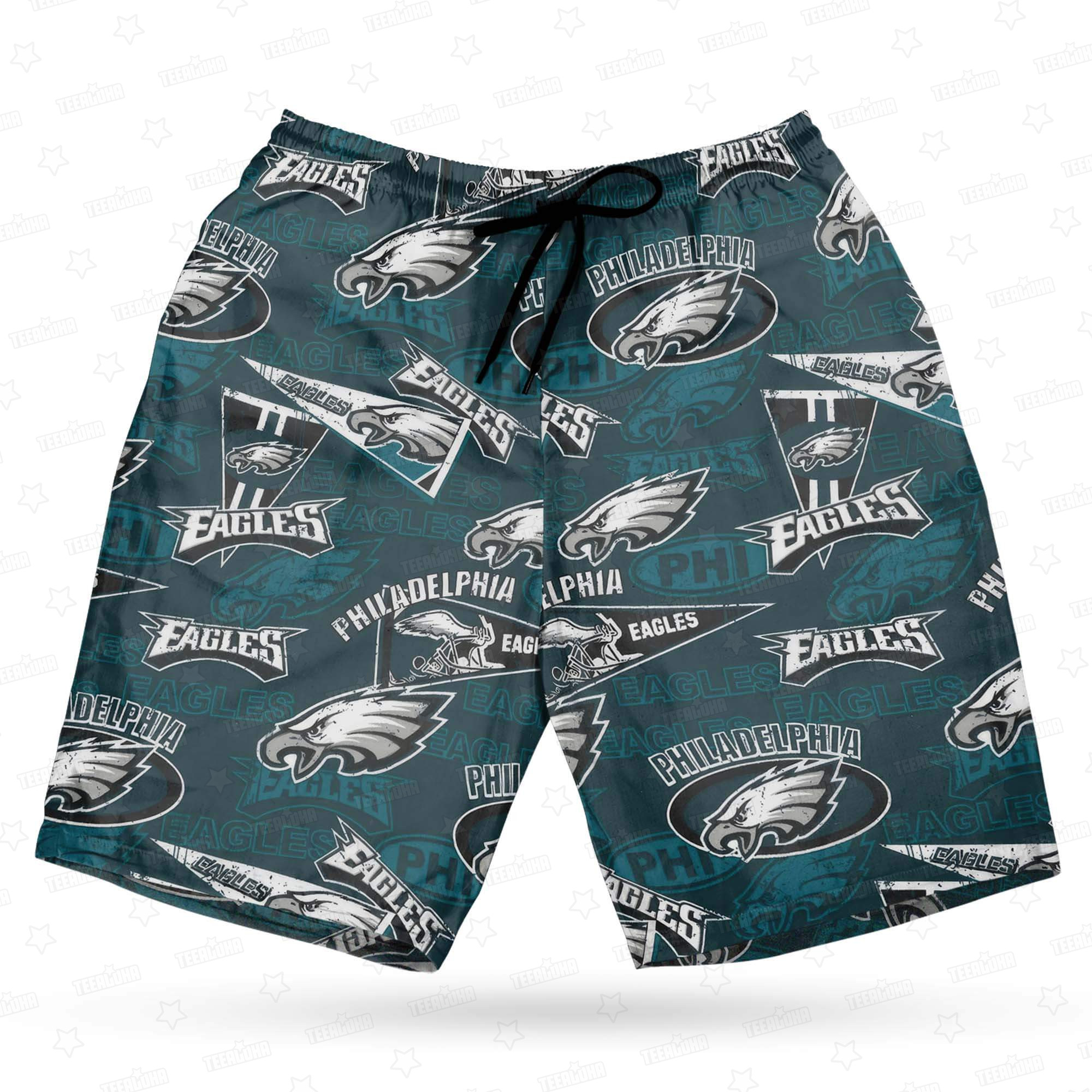 Philadelphia Eagles Fly High Hawaiian Shirt Philadelphia Eagles Fly High Hawaiian Shirt