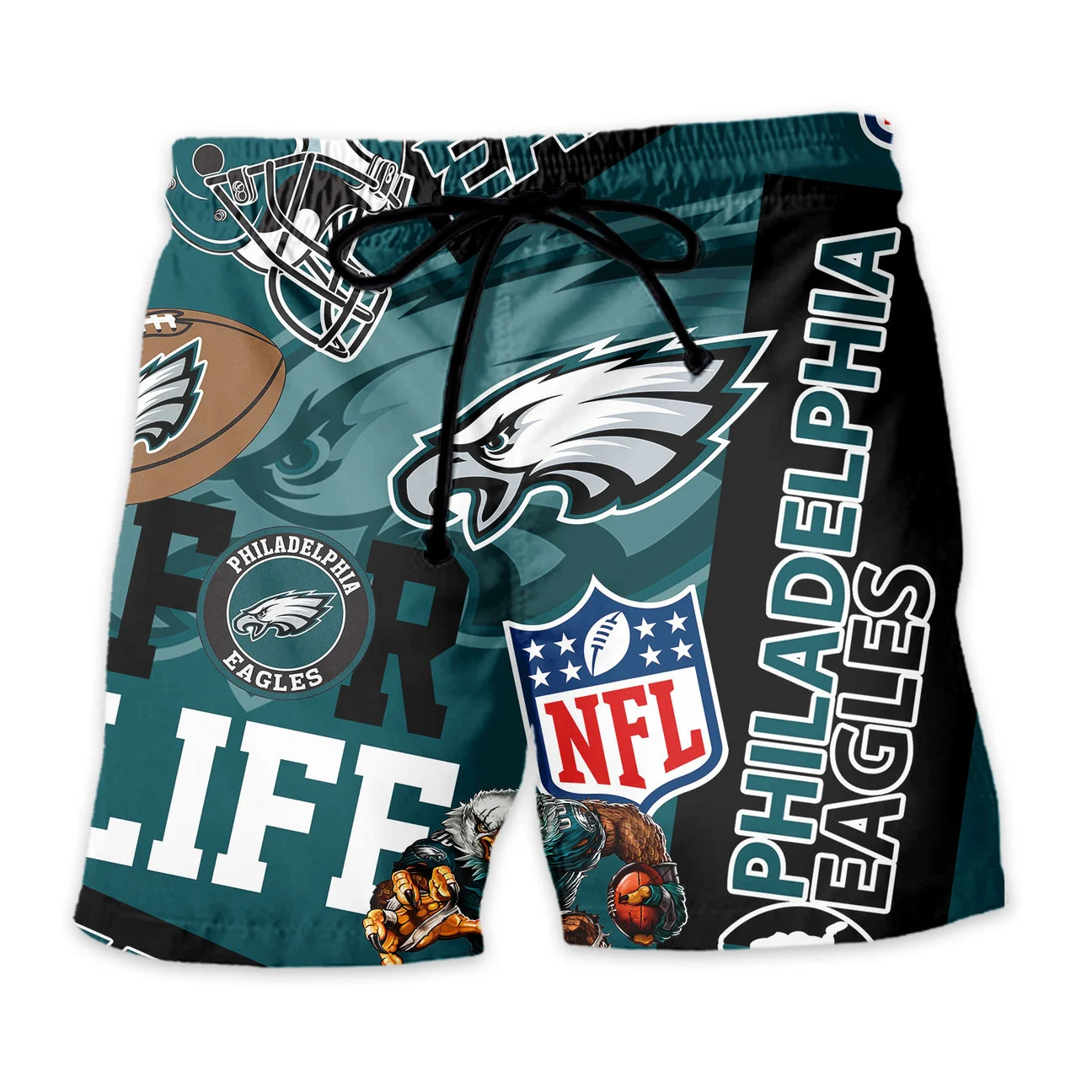 Philadelphia Eagles For Life Hawaiian Shirt Philadelphia Eagles For Life Hawaiian Shirt