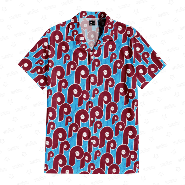 Philadelphia Phillies Pinnacle Pride Hawaiian Shirt Philadelphia Phillies Pinnacle Pride Hawaiian Shirt