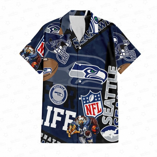 Seattle Seahawks For Life Hawaiian Shirt Seattle Seahawks For Life Hawaiian Shirt