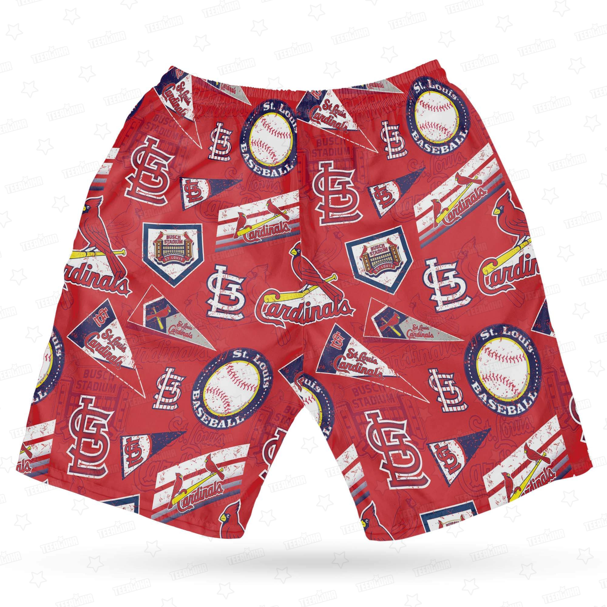 St. Louis Cardinals Scarlet Dynasty Hawaiian Shirt St. Louis Cardinals Scarlet Dynasty Hawaiian Shirt