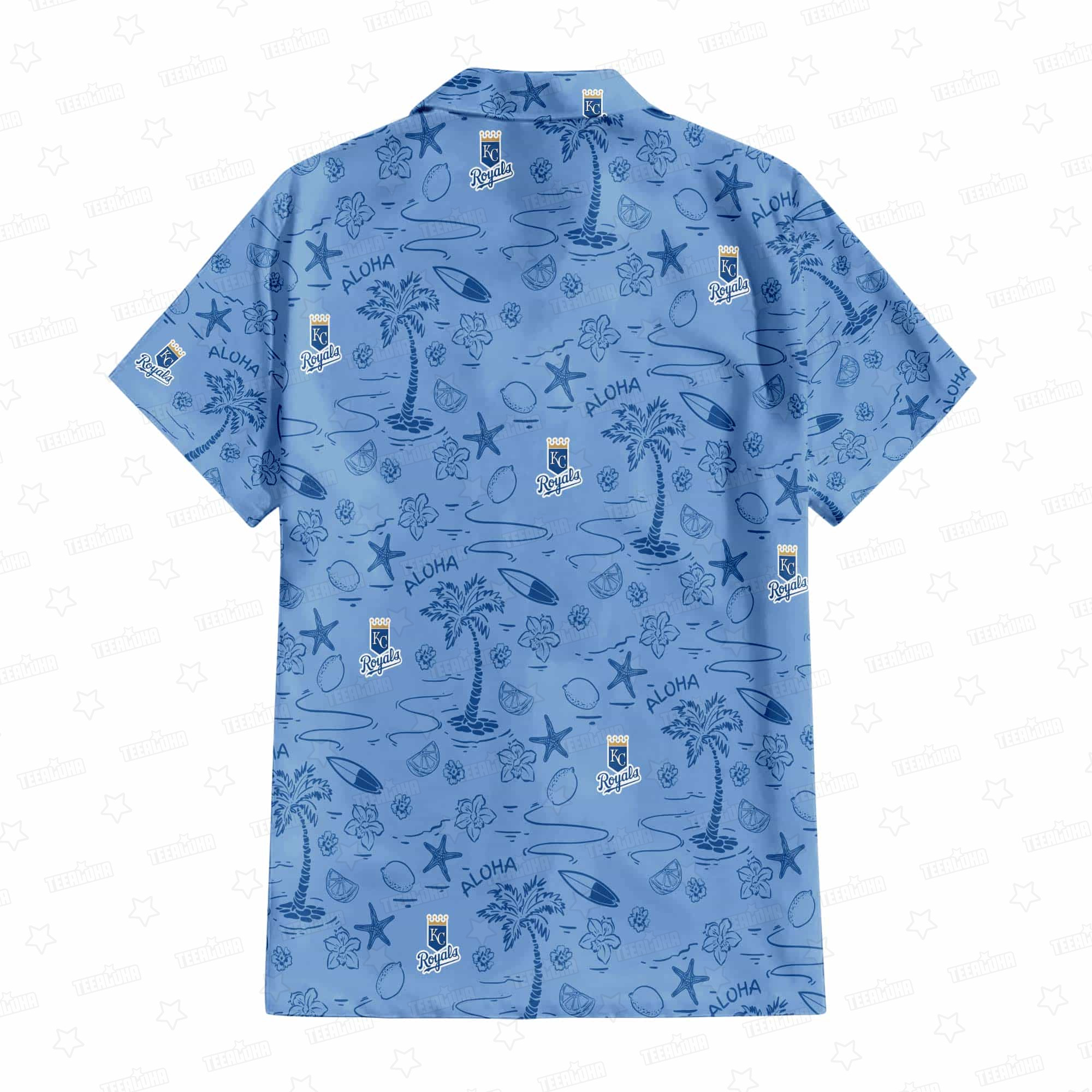 Kansas City Royals Aloha Paradise Hawaiian Shirt Kansas City Royals Aloha Paradise Hawaiian Shirt