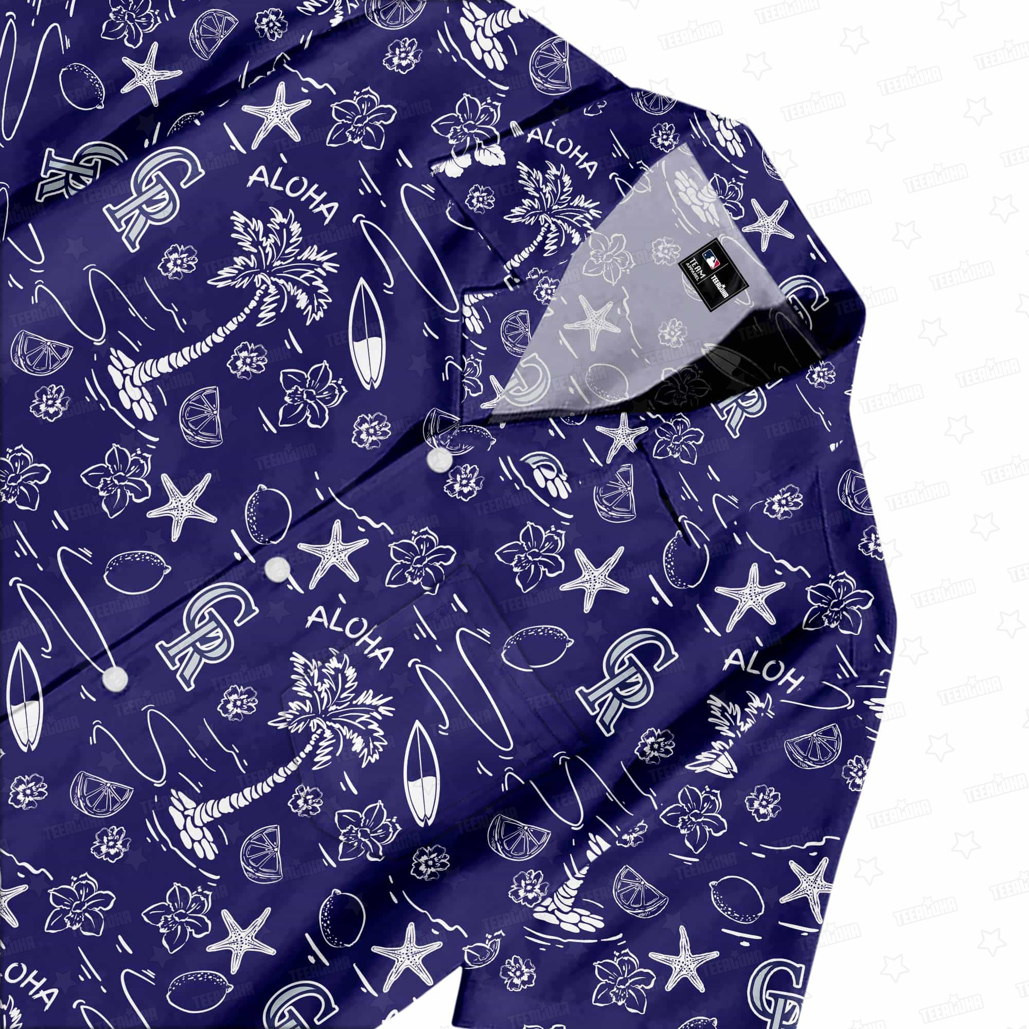 Colorado Rockies Aloha Paradise Hawaiian Shirt Colorado Rockies Aloha Paradise Hawaiian Shirt