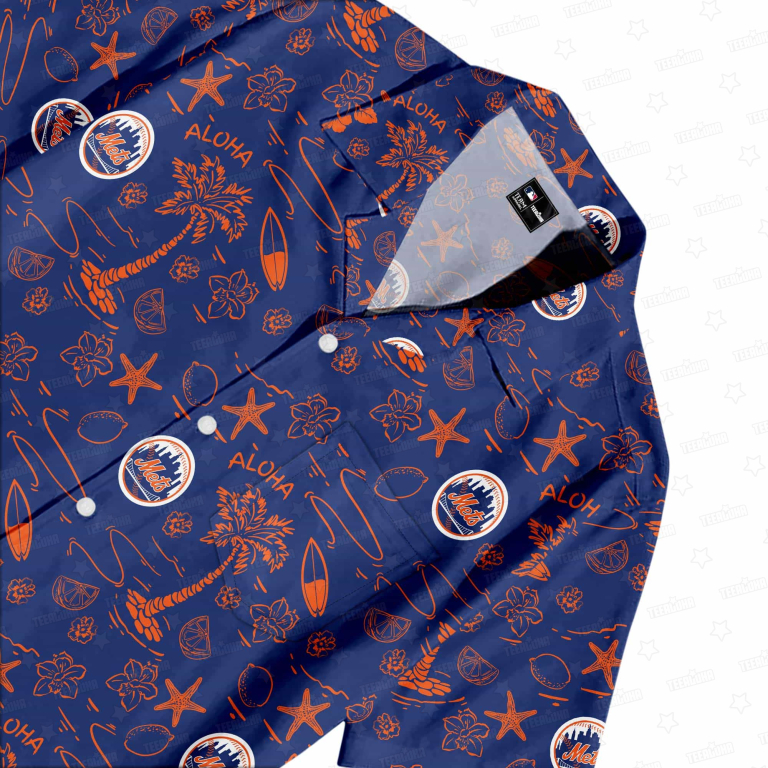 New York Mets Aloha Paradise Hawaiian Shirt