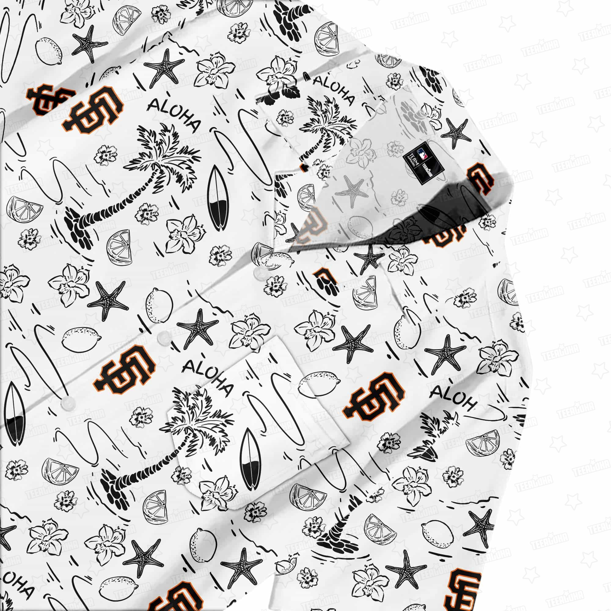 San Francisco Giants Aloha Paradise Hawaiian Shirt San Francisco Giants Aloha Paradise Hawaiian Shirt