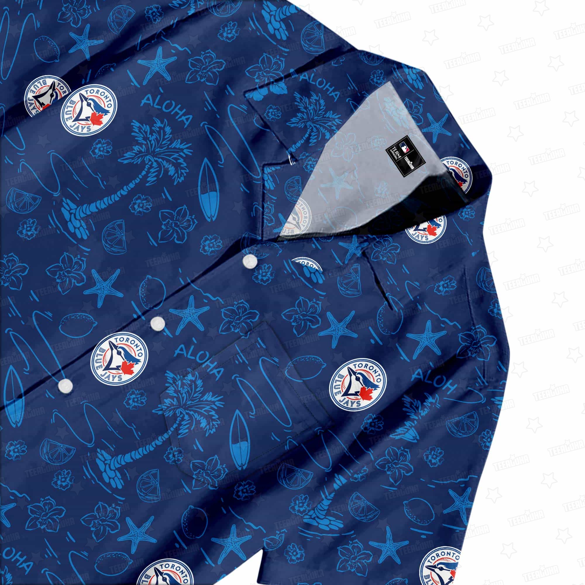 Toronto Blue Jays Aloha Paradise Hawaiian Shirt Toronto Blue Jays Aloha Paradise Hawaiian Shirt