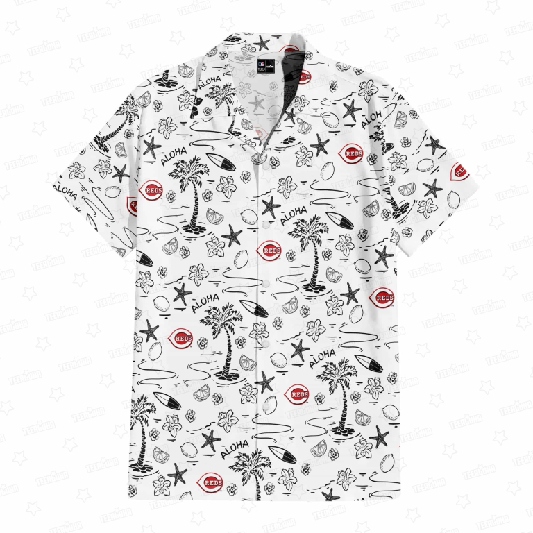 Cincinnati Reds Aloha Paradise Hawaiian Shirt Cincinnati Reds Aloha Paradise Hawaiian Shirt