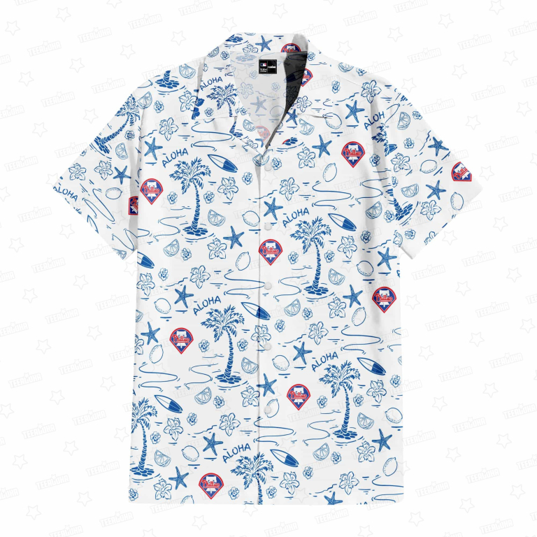Philadelphia Phillies Aloha Paradise Hawaiian Shirt Philadelphia Phillies Aloha Paradise Hawaiian Shirt