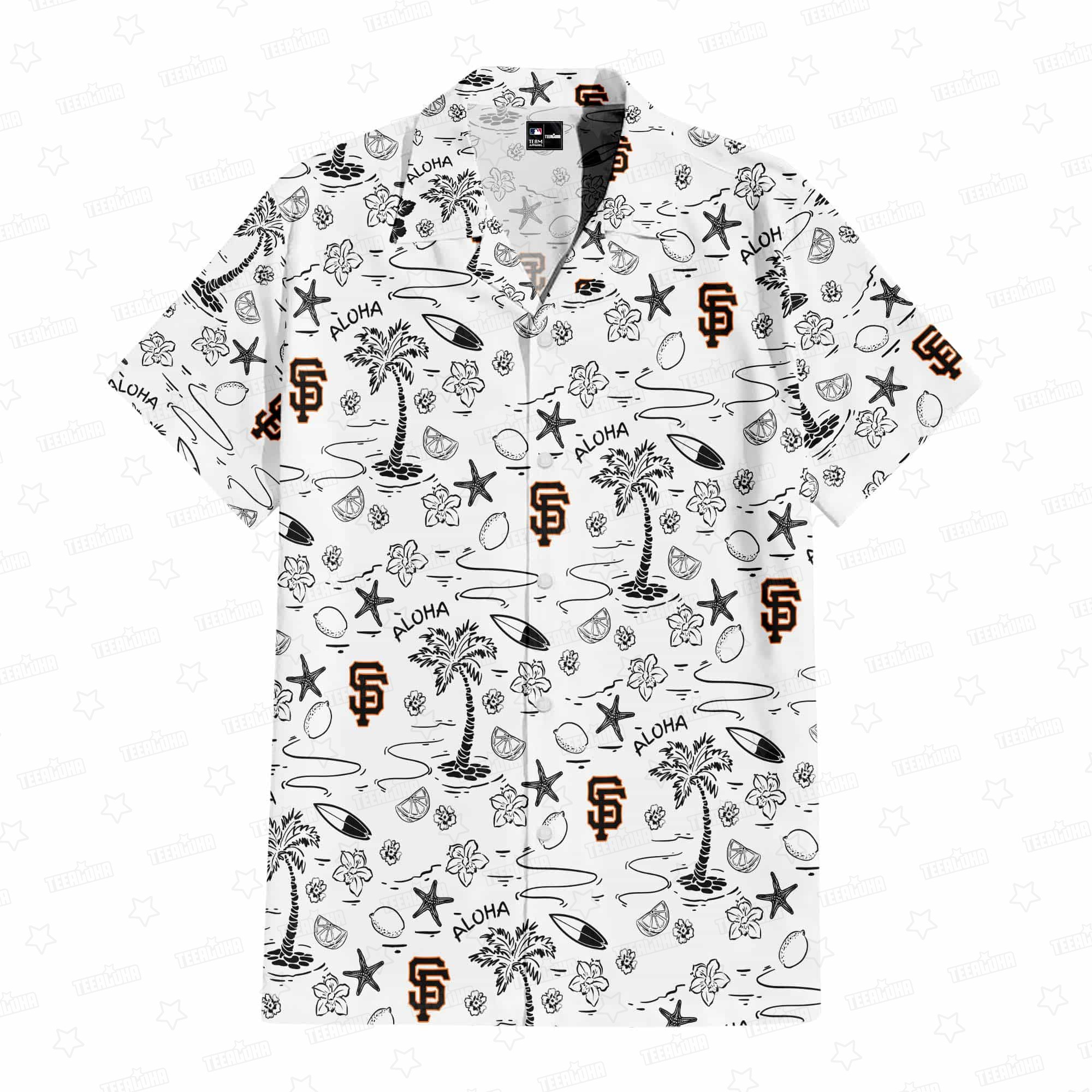 San Francisco Giants Aloha Paradise Hawaiian Shirt San Francisco Giants Aloha Paradise Hawaiian Shirt