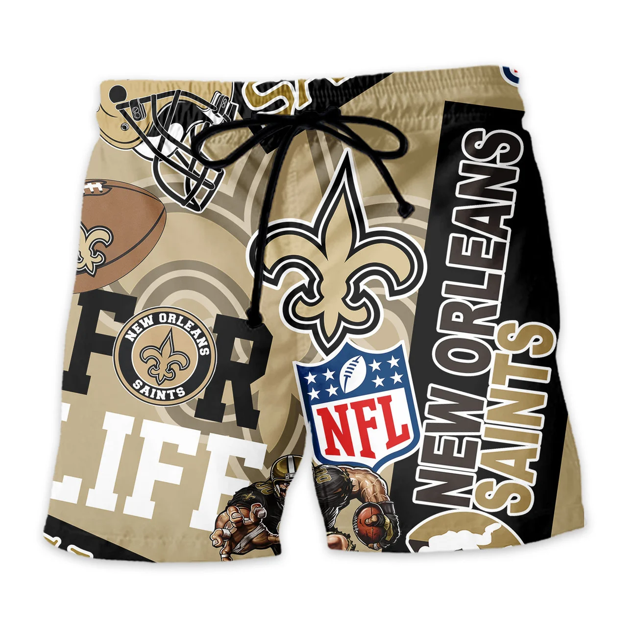 New Orleans Saints For Life Hawaiian Shirt New Orleans Saints For Life Hawaiian Shirt