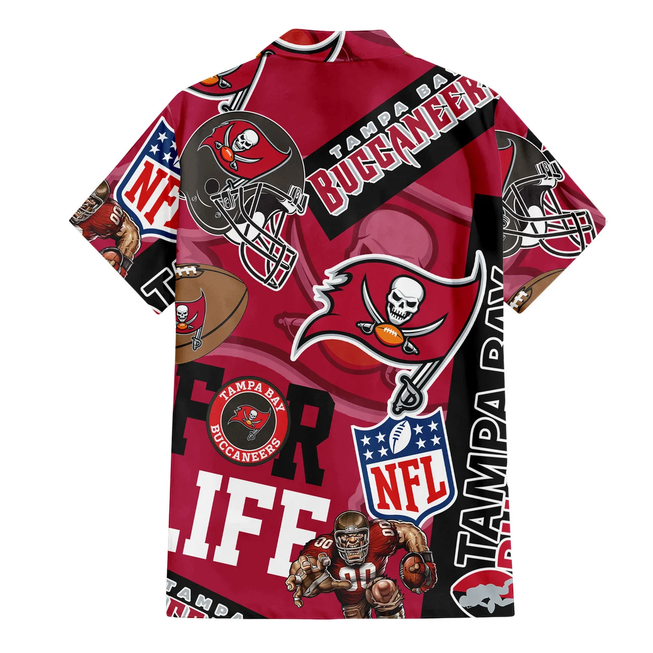 Tampa Bay Buccaneers For Life Hawaiian Shirt Tampa Bay Buccaneers For Life Hawaiian Shirt
