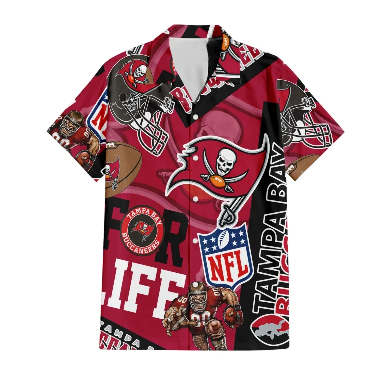 Tampa Bay Buccaneers For Life Hawaiian Shirt Tampa Bay Buccaneers For Life Hawaiian Shirt