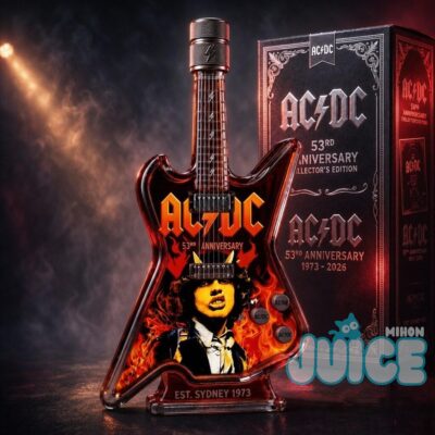 AC/DC 53rd Anniversary Angus Young Whiskey Decanter