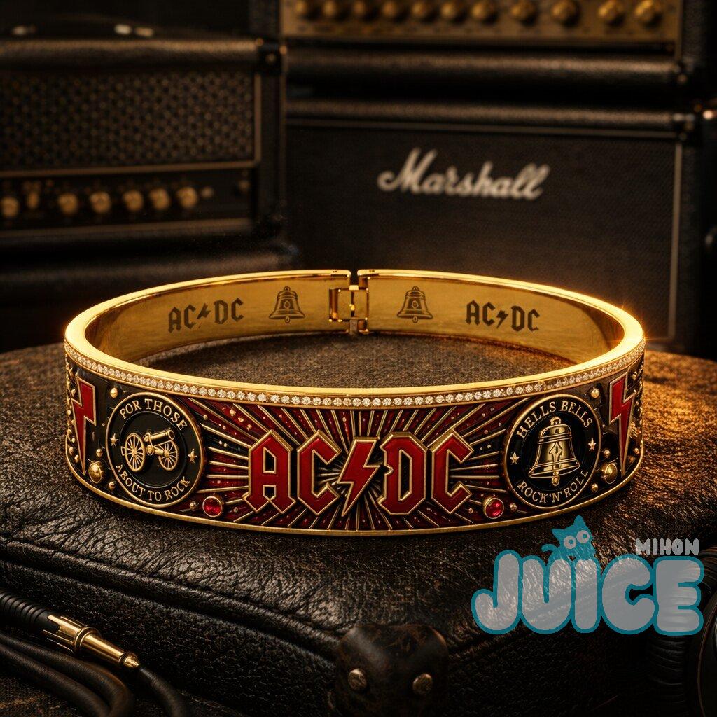 AC/DC For Those About to Rock Bracelet - Detail View