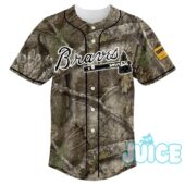 Atlanta Braves Hunting & Fishing Night Custom Camo Jersey