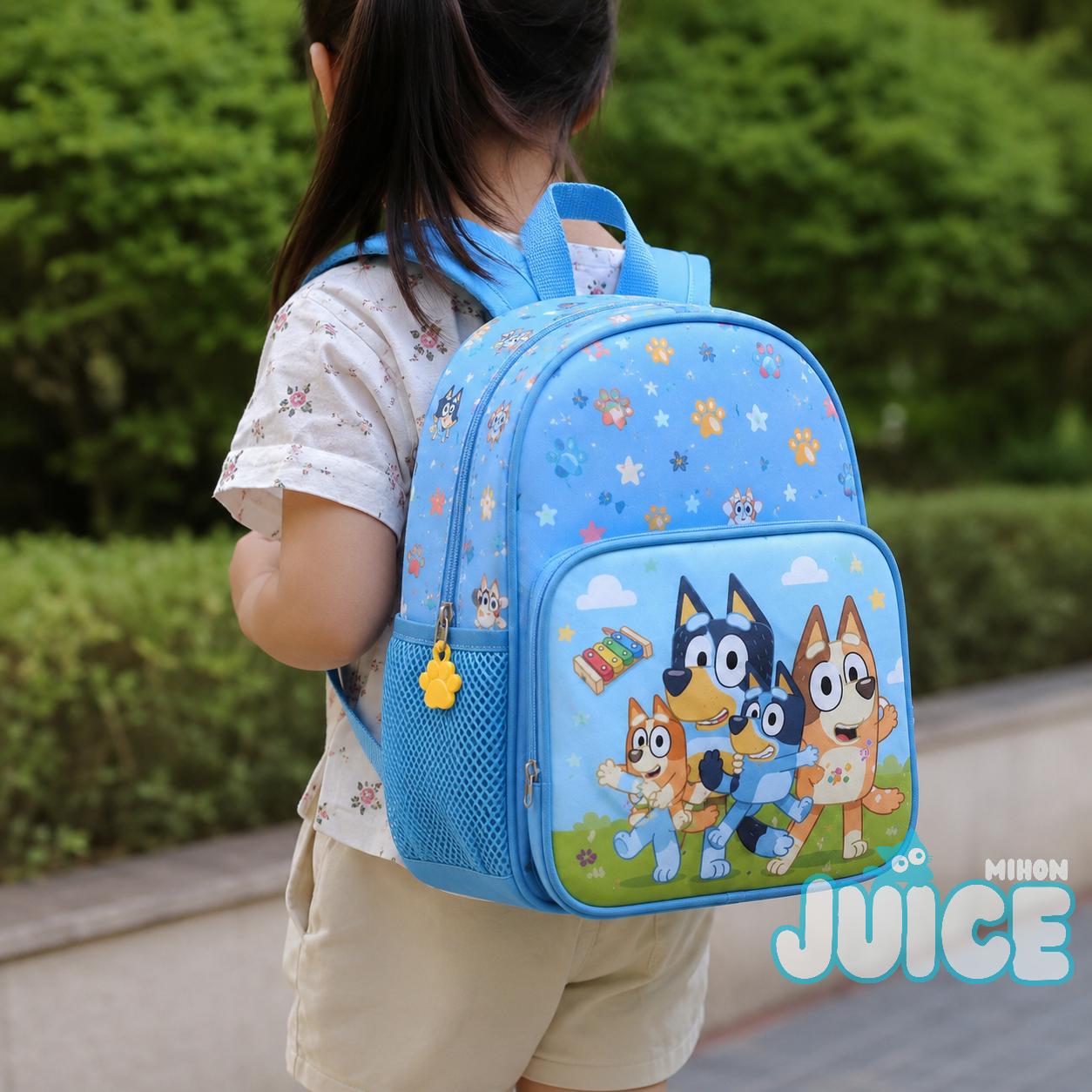 Bluey Family Characters Backpack Back to School Gift - Front View