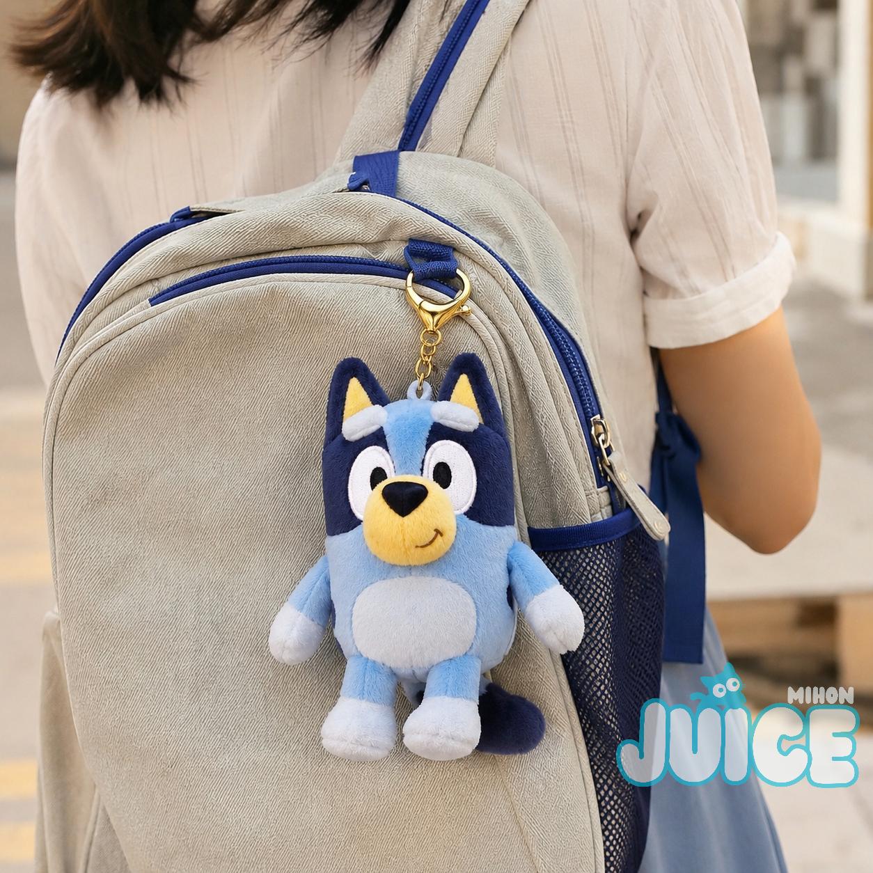 Bluey Character Plush Keychain Back to School Gift - Detail View